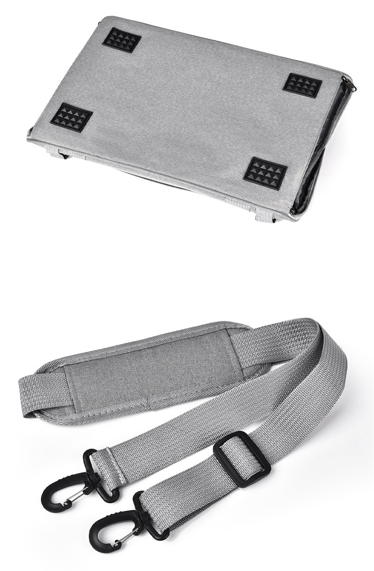  Light Grey Pet Carrier Bag Small-Batch Airline Approved Travel Supplies Zipper Closure Made Oxford (圖8)